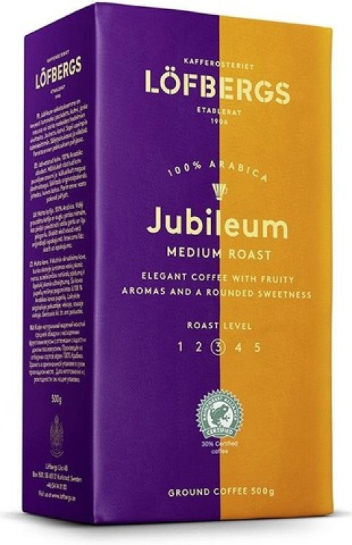 Löfbergs Jubileum молотый кофе 500г