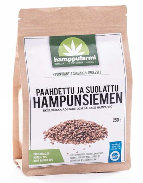 Жареные семена конопли HamppuFarmi 250 г 