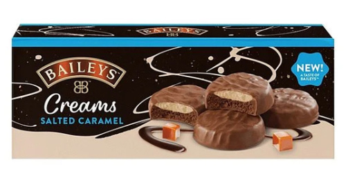 Конфеты «Baileys Salted Caramel Creams» в молочном шоколаде с солёной карамельной начинкой, 128 г 