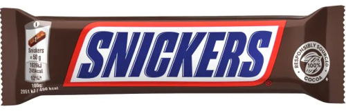 Snickers шоколадный батончик 50 г 
