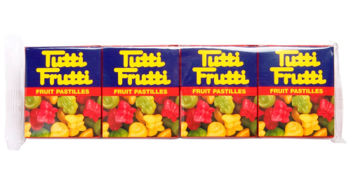 Tutti Frutti Фруктовые пастилки 4 упаковки по 68 г