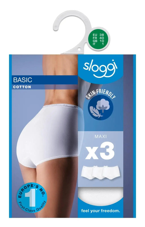 Женские трусы Sloggi Maxi Basic, 3 пары 