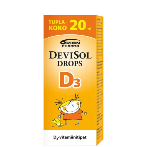 DEVISOL DROPS D3 ДВОЙНОЙ РАЗМЕР 20 мл 