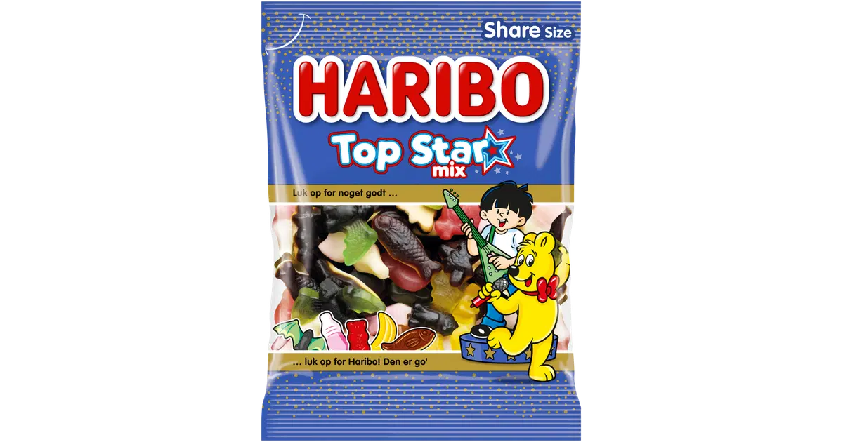 HARIBO Top Star Mix 250 g karkkipussi