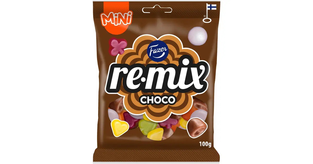 Fazer Remix Mini Choco karkkipussi 100g