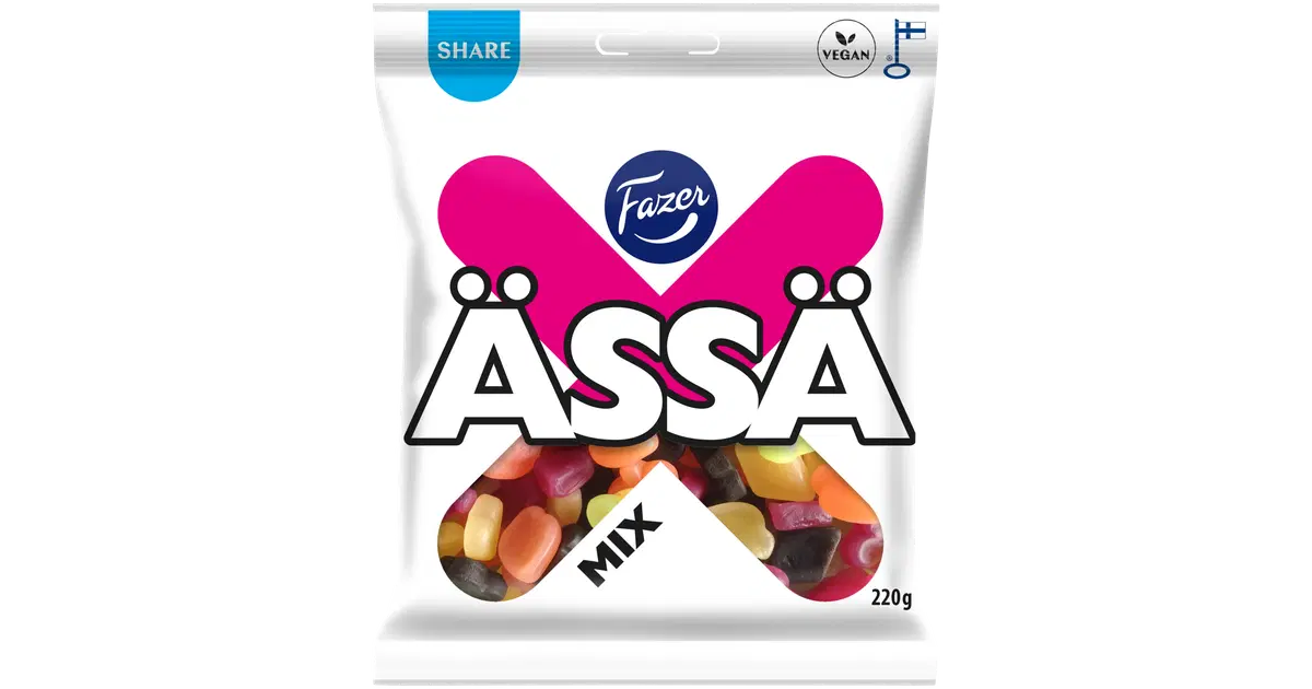 Fazer Ässä Mix karkkipussi 220g