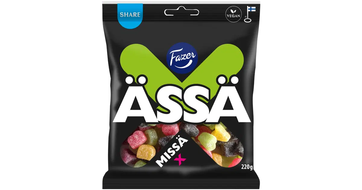 Fazer Ässä Missä X karkkipussi 220g