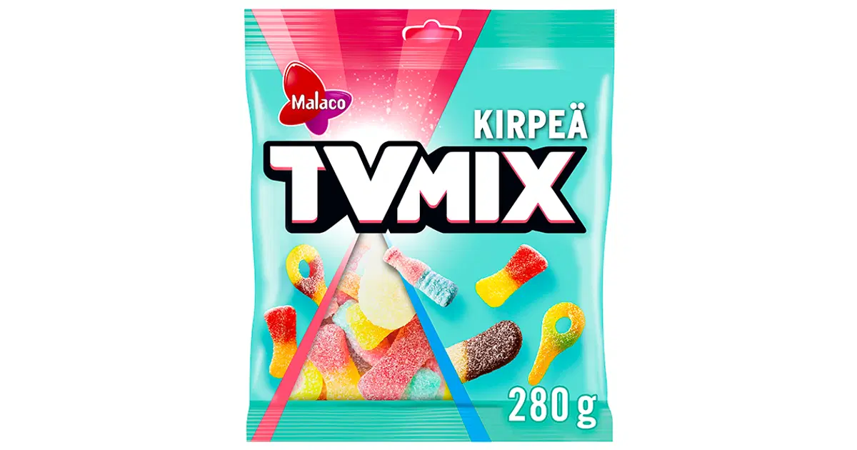 Malaco TV Mix Kirpeä makeissekoitus 280g