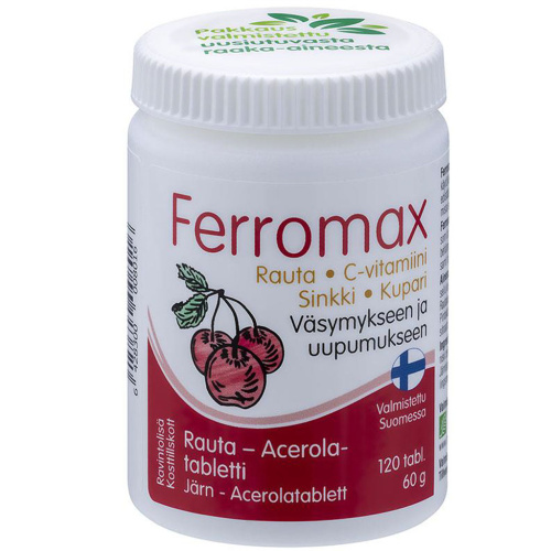 Ferromax Iron +C, цинк, медь 120 таб. 