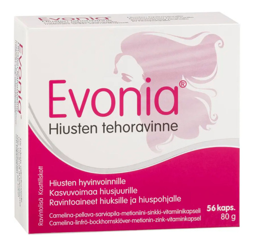 Evonia питательное средство для волос 56 капсул