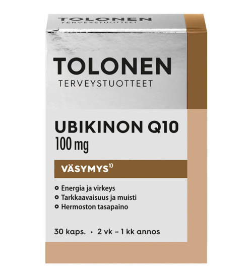 Tolonen Убихинон 100 мг, 30 капсул 