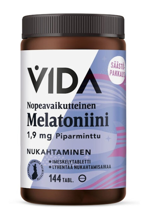 Vida Мелатонин 1,9 мг быстродействующий 144 табл 32 г 