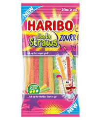 Конфеты Haribo Soda Straws Zourr, пакет 90 г 
