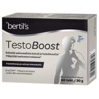 Bertil’s Testo Boost, 60 таб. — комплекс для мужского здоровья и поддержания тестостерона 
