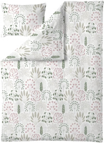 Finlayson Kekri 150x210+50x60 см, розово-зелено-белыйКомплект постельного белья  
