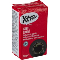 Xtra suodatinkahvi keskipaahtoinen 500 g — классический финский фильтр-кофе, на каждый день  
