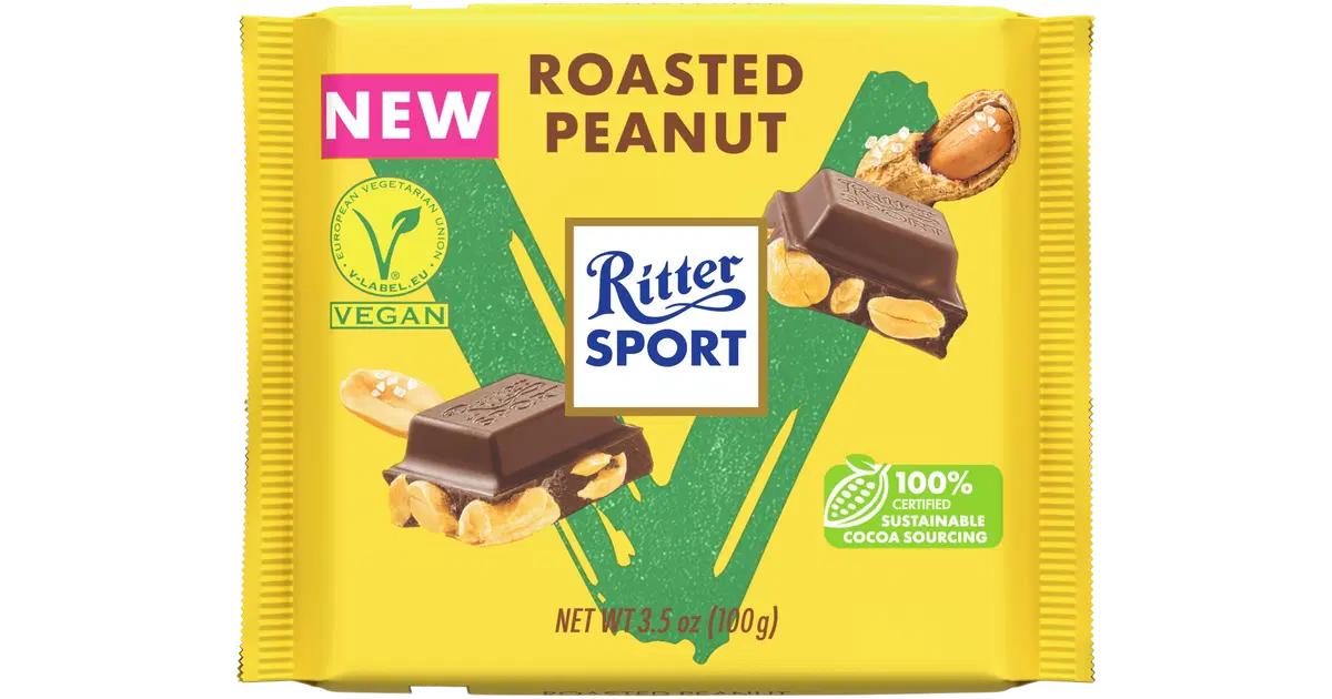 Ritter Sport Roasted Peanut Vegaanisuklaa RFA 100g