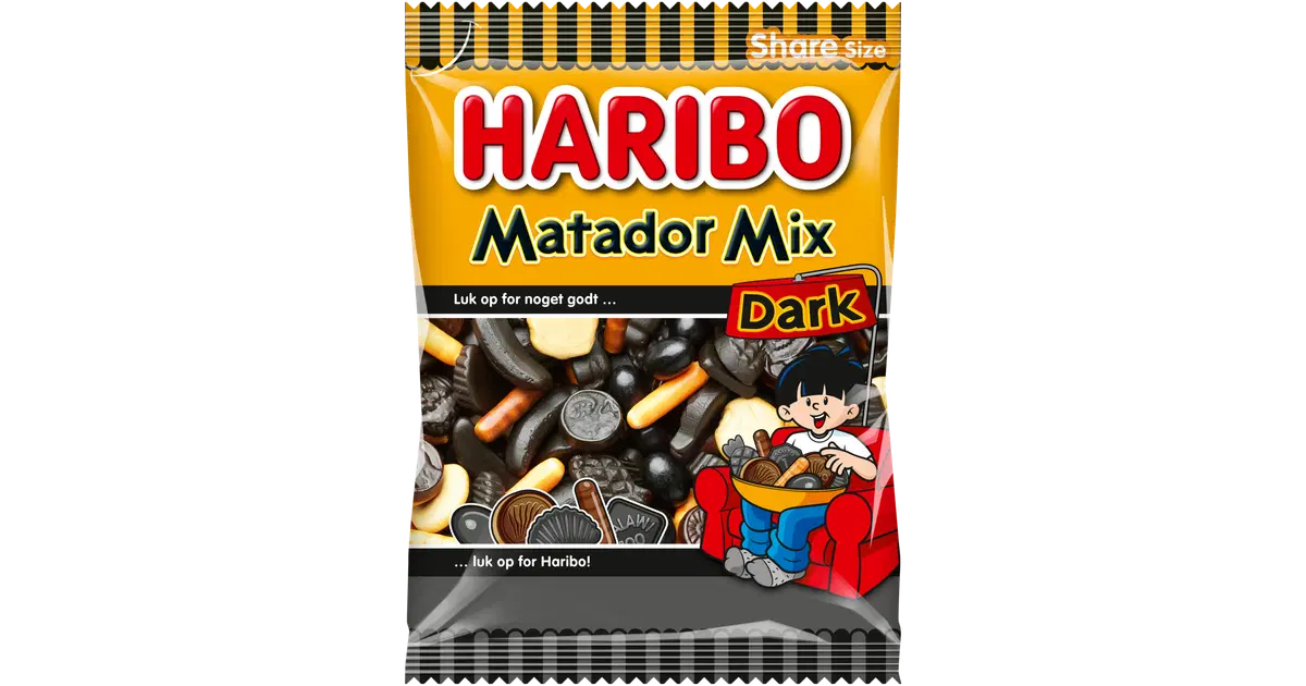 HARIBO Matador Mix Dark 270g Karkkipussi