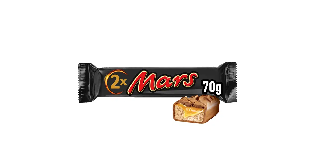 Mars 2-pack suklaapatukka 70g