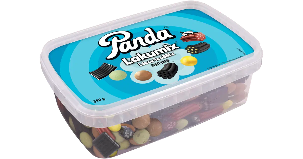 Panda LakuMix partybox lakritsisekoitus 550g