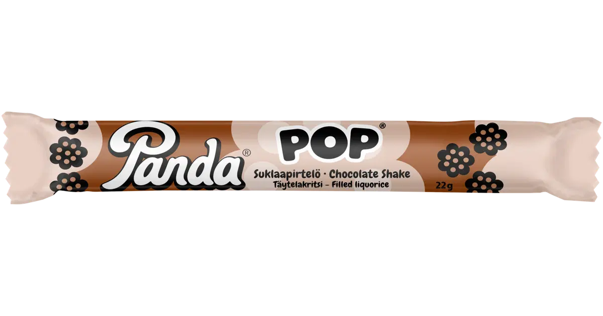 Panda Pop suklaapirtelö täytelakritsipatukka 22g