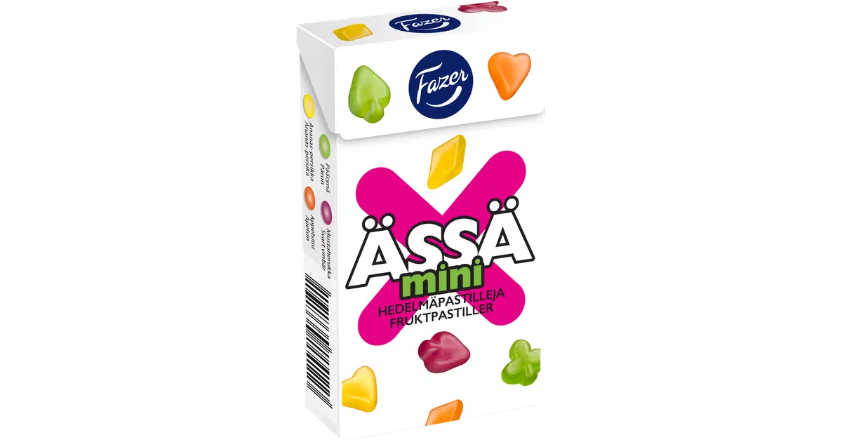 Fazer Ässä Mini hedelmäpastilli 40g