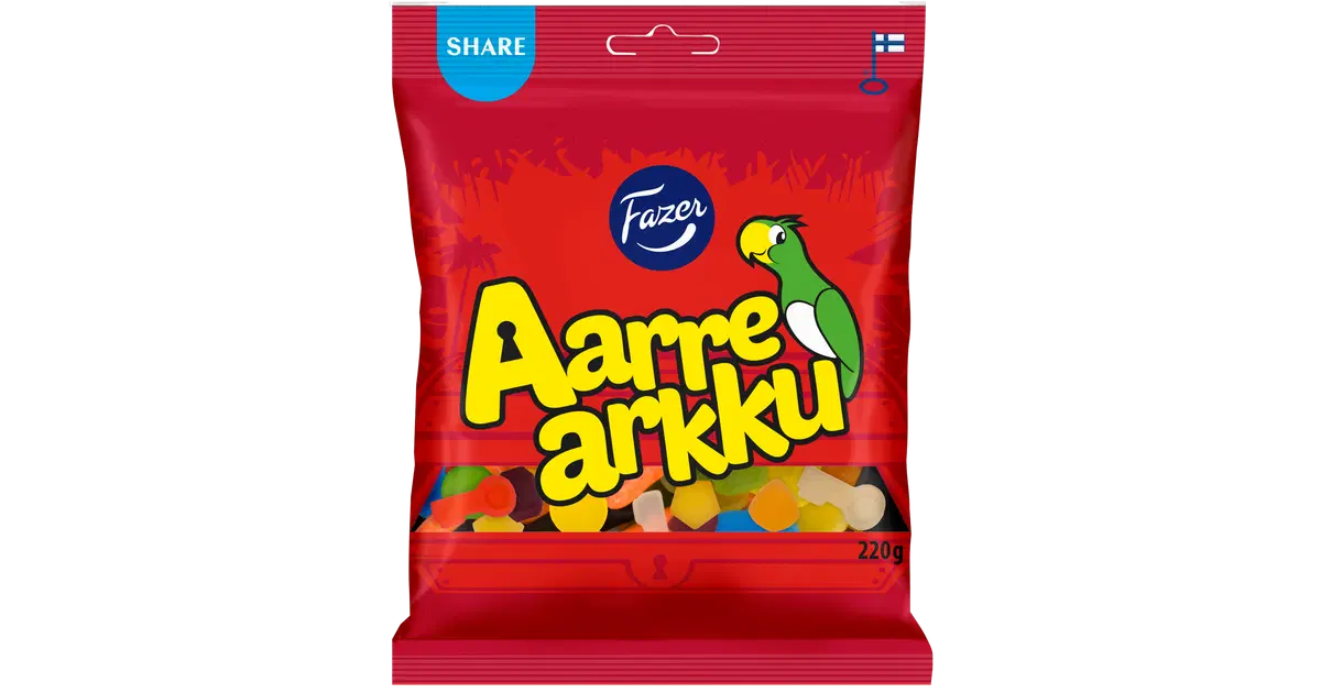 Fazer Aarrearkku karkkipussi 220g