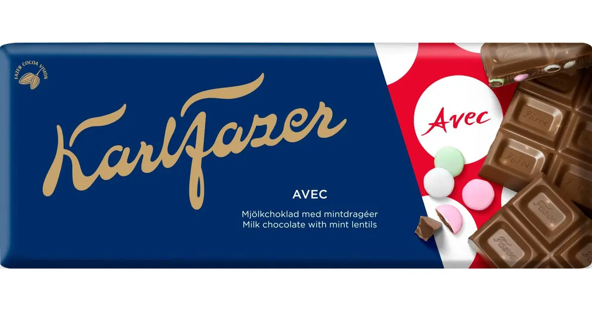 Karl Fazer Avec 180g suklaalevy
