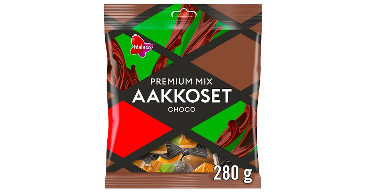 Malaco Aakkoset Choco makeissekoitus 280g