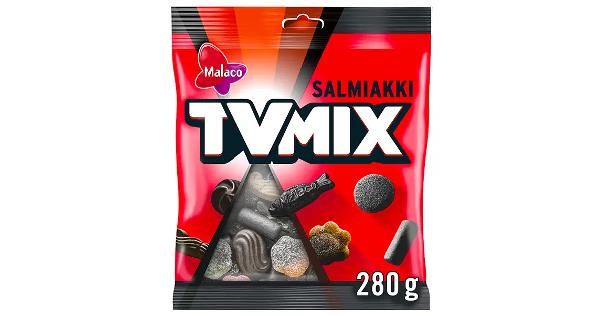 Malaco TV Mix Salmiakki makeissekoitus 280g