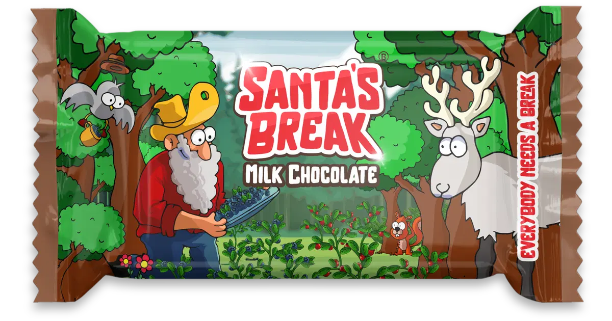 Santa's Break Laktoositon maitosuklaa 50 g