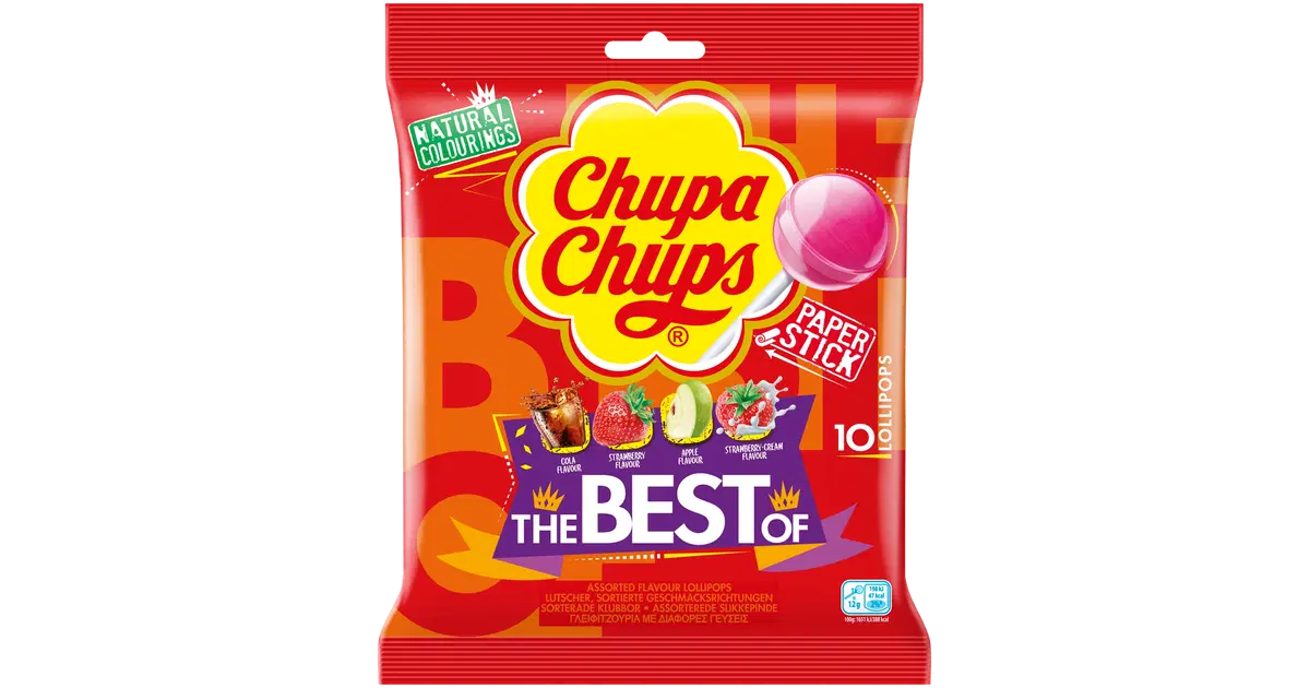Chupa Chups The Best of tikkaripussi 120g