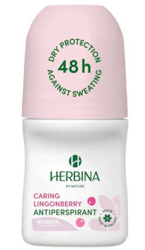 Herbina 48H Антиперспирант Шариковый Ухаживающий Брусника 50мл 
