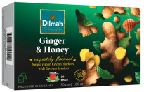Чай Dilmah Ginger &amp; Honey, 20×1,5 г 

