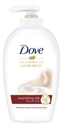 Dove Fine silk Жидкое мыло для рук 250мл 
