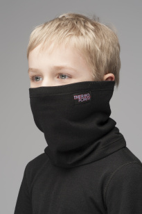 Детский воротник (лыжная маска)  Thermoform, 4-6 лет, черный 

