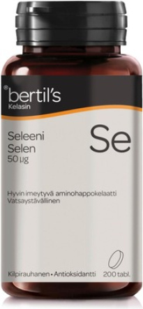Bertil's Selenium - Хелатная форма селена 50 мкг 200 табл.  
