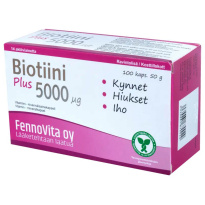 Fennovita Пищевая добавка Биотин Плюс 100 шт

