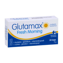 Glutamax Fresh Morning — 20 капсул, масса нетто 9 г. 
