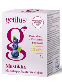 Gefilus жевательный таблет Blueberry 30tabl 13g 
