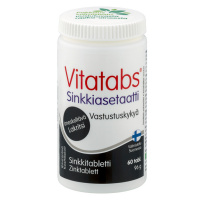 Vitatabs Цинк Ацетат со вкусом лакрицы, 60 табл